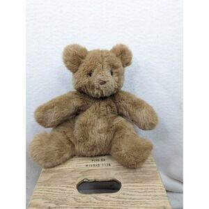 Vintage Gund Smush Teddy Bear Plush Light Brown‎ Stuffed Animal 1985